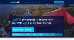Desktop Screenshot of eventstir.com