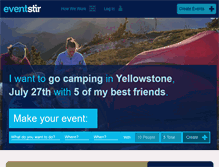 Tablet Screenshot of eventstir.com